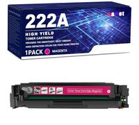 aauot 222A Cartouche de Toner (sans Puce) Compatible W2220A W2221A W2222A W2223A Cartouches de Toner de Remplacement pour HP LaserJet Pro 3203 3288 MFP3303 MFP3388 Imprimante, Magenta-1 Pack