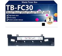 aauot Bac de Récupération de Toner Usagé TB-FC30 pour Toshiba e-Studio 2050C 2550C 2051C 2551C 2000AC 2500AC 2010AC 2510AC 2110AC 2610AC Imprimantes, Transparente et Durable,Black