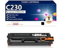 aauot C230 Cartouches de Toner Compatibles 006R04391 006R04392 006R04393 006R04394 pour Xerox C230 C235 Imprimante, Haut Rendement 2000 Pages,Black