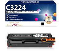 aauot Cartouche de Toner Compatible avec Puce pour Lexmark C3224 C3326 C3426 MC3224 MC3326 MC3426 Imprimantes, 2 Spécifications Disponibles.,Black-with Chip