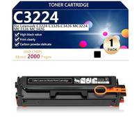 aauot Cartouche de Toner Compatible avec Puce pour Lexmark C3224 C3326 C3426 MC3224 MC3326 MC3426 Imprimantes, 2 Spécifications Disponibles.,Black-NO Chip