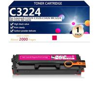 aauot Cartouche de Toner Compatible avec Puce pour Lexmark C3224 C3326 C3426 MC3224 MC3326 MC3426 Imprimantes, 2 Spécifications Disponibles.,Magenta-NO Chip