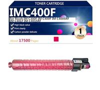 aauot Cartouche de Toner Haute Capacité Compatible avec Ricoh IM C300F IM C400F IM C400SRF IM C401F IM C401SRF Imprimantes, Impression Nette, 4 Couleurs,Magenta-1 Pack