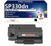 aauot Haut Rendement SP330dn Cartouche de Toner de Remplacement pour Ricoh AFICIO SP330 SP330DN SP330 SP330SFN SP330H Imprimantes, Claires et Durables,Black-2 Pack