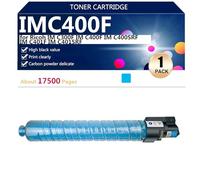 aauot IMC400F Cartouche de Toner de Remplacement pour Ricoh IM C300F IM C400F IM C400SRF IM C401F IM C401SRF Impression, Nette et Précise, 17500 Pages,Cyan-1 Pack