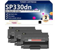 aauot SP330dn Cartouche de Toner de Remplacement pour Ricoh AFICIO SP330 SP330DN SP330 SP330SFN SP330H Imprimantes, 7000 Pages,Black-3 Pack
