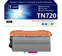 aauot TN720 Cartouche de Toner pour BrotherHL-5440D 5450DN 5470DW 5470DWT 6180DW 6180DWT MFC-8510DN 8515DN Imprimantes, pour Établissements Scolaires, Hôpitaux et Banques, 3000 Pages,Black-1 Pack