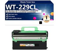 aauot WT-229 ac de Récupération de Toner Haute Capacité pour Brother DCP-L3560CDW L3520CDW L8240CDW HL-L3220CW L3220CDW L3240CDW MFC-L8340CDW Imprimantes, Impression Haute Définition,Black