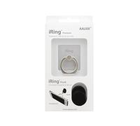 AAUXX - iRing Premium Argenté Silver- Anneau support téléphone voiture - antichute pour téléphone portable - Bague support téléphone universel