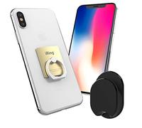 AAUXX - iRing Premium Doré Gold- Anneau support téléphone voiture - Support voiture antichute pour téléphone portable - Bague support téléphone universel