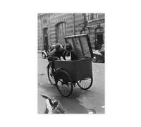 AAVEDA Poster sur toile Robert Doisneau 2 - Décoration de chambre à coucher - Paysage sportif - Décoration de bureau - Cadeau sans cadre - 40 x 60 cm