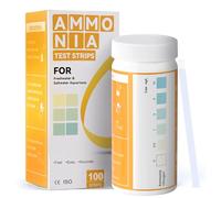 AAwipes Bandelettes de Test d'Ammoniac pour Aquarium, Kit de Test d'eau pour Aquarium d'eau Douce 100