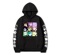 Aayahakawa Sweat à capuche unisexe Anime The Seven Deadly Sins : Wrath Of The Gods Cosplay Pullover Harajuku Sweat à capuche à manches longues Automne Hiver, Type 1, M