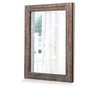 AAZZKANG Miroir mural rectangulaire avec cadre en bois pour chambre à coucher, salle de bain, salon, entrée
