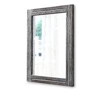 AAZZKANG Miroir Rustique Grand 65x45cm Miroir Mural encadré en Bois Rectangle Chambre Salle de Bain Miroir de Salle de Bain Farmhouse