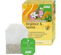 Ab Bach Flower Emergency & Stress Herbal Tea-Lemon Balm,Lavender And Floral Elixirs-Relaxation,Relaxation-15 Sachets