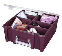AB Designs Super Cartable de rangement double profond Prune