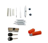 AB Kaba - Outils de verrouillage en étain avec serrure ABlock, serrurier - Outils de crochetage rapide - Outil avec serrure, feuilles d'aluminium