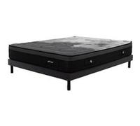 AB Matelas - Ensemble Matelas All Black 160x200 mémoire 28 cm Sommier kit gris G