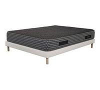 AB Matelas - Ensemble Matelas mousse Cosmos Black - 160x200 - accueil mémoire de forme et Sommier Blanc