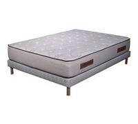 AB Matelas - Ensemble Matelas mousse Cosmos White - 160x200 - accueil mémoire de forme et Sommier blanc