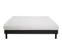 - Ensemble Matelas mousse ECO - 140x190cm et 2 Oreillers 50x70 - mousse et Sommier kit couleur chêne