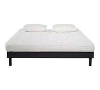 AB Matelas - Ensemble Matelas mousse ECO - 160x200cm et 2 Oreillers 50x70 - mousse et Sommier kit gris G