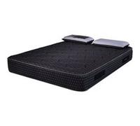 - Matelas mousse Cosmos Black - 180x200cm et 2 Oreillers 70x40cm - accueil mémoire de forme - 28 cm