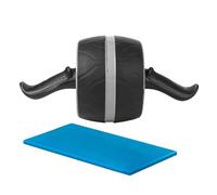 AB R Oller Wheel, Entraîneur De Force De Base, Rouleau D'exercice Abdominal, Avec Conception De Poignée Améliorée, Entraînement De Base Efficace, Noir, Pour La Maison, Gymnase, Usage De Dortoirs
