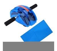 Ab Roller Roue abdominale - Roue abdominale - Roue d'exercice d'exercice pour entraînement de gym, équipement de fitness à domicile, rouleau de muet avec tapis pour l'entraînement des bras et du dos