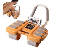 Ab Roller - Rouleau d'exercice à 4 roues, roue abdominale intérieure | Entraîneur abdominal à automatique pour la force, le fitness, l'entraînement à domicile, la stabilité du tronc