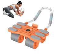 Ab Roller Wheel - 12.6 inches Auto Rebound Core Trainer for Athletes, Anti-Slip Grip Strength Equipment with Stable Support, Fitness Workout Tool for Teens Adults Women Men