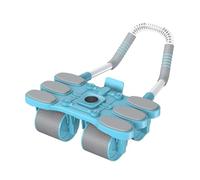 Ab Roller Wheel, Auto Rebound Exercise Roller 12.6x6.69x8.66 Inches Anti-Slip Grip Strength Training Equipment, Four-Wheels Fitness Workout for Sports Enthusiasts, Teens, Athletes, Men, Women Use