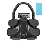 Ab Roller Wheel - Avec genouillères, appareil d'entraînement minuteur, roue abdominale avec support de coude, avec coudière pour entraînement du tronc, fitness, musculation, hommes, femmes, salle de