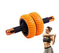 Ab Roller Wheel, Exercise Equipment, 13.78x5.91x5.91 Inches Core Trainer, 6 Inch Compact Size, Portable Strength Training Tool, for Men Women Beginner Fitness Home Gym Workout
