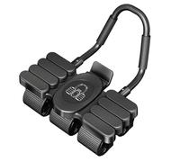 Ab Roller Wheel Récupération automatique - Machine d'exercice abdominale à 6 roues Design Ab - Équipement d'entraînement abdominal avec support de téléphone pour la musculation Gym à domicile