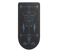 Ab Roller Wheel Tapis d'entraînement antidérapant pour les genoux et les abdominaux | Coussin de sol de 7 mm d'épaisseur pour homme et femme