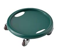 AB Roller Whel, Core Slider AB Workout Sliding Disc 360 ° Rotation de rotation Abdominal Traine Trainer Force Force With 4 Rollers Gnee Pads for Home Gym Training Practice (Vert)
