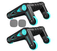 AB Roller Wheller Avec Support Du Coude - Rouleau À Roulettes ABS, 7,09x7.09x4,72 Pouces, Braquage Abdominal Nouveau 2025 | Pour Les Amateurs De Fitness Et Les Débutants | Utilisation Du Gymnase De Fi