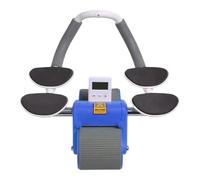 AB Roue d'exercice AB pour l'entraînement, rouleau d'exercice intelligent à automatique - Équipement d'amélioration de base, outils d'entraînement portables pour le dos, la poitrine et les bras