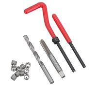 AB Tools 1/4" x 20 UNC Kit de réparation de filetage hélice pour filetages endommagés, ensemble de 14 pièces