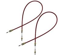 AB Tools 2 x Câble de Frein de remorque en Acier Inoxydable pour Les systèmes d'essieux Knott, Gaine extérieure 1130mm