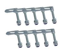 AB Tools Antiluce Lot de 10 fixations anti-luce M12 x 75 mm