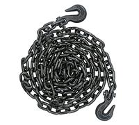 AB Tools Chaîne de remorquage de 4 m avec 2 crochets de fixation pour 2450 kg de charge