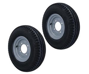 AB Tools Erde Daxara 100 101 102 Grande Roue & Mise à Niveau des pneus 4.00/4.80-8 Paire