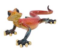 AB Tools Gecko lézard rouge moucheté en résine pour abri de jardin Grande maison