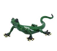 AB Tools Gecko Statue murale en résine en forme de lézard Vert Taille M