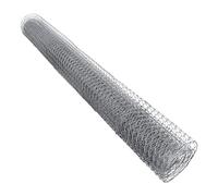 AB Tools Grillage galvanisé pour poulailler 5 m x 0,9 m 13 mm hexagonal