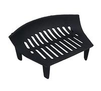 AB Tools Grille de cheminée 30,5 cm pour cheminée de 35,6 cm en fonte Panier ouvert noir