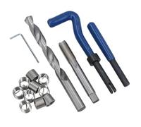 AB Tools Kit de réparation de filetage métrique M12 x 1,25 mm pour filetage endommagé 15 pièces